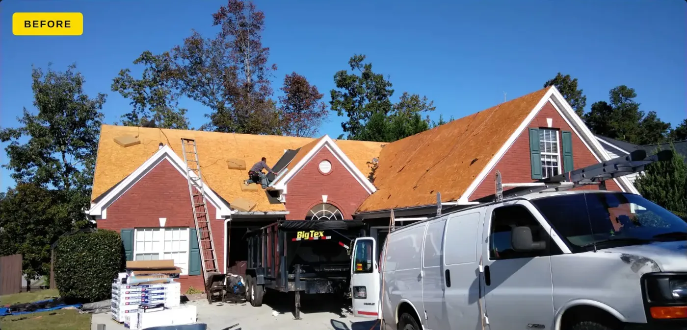 Full Roof Replacement and New Board & Batten Shutters in Buford, GA project photo